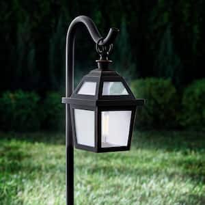 20" Seeded Glass Dark Rust Low Voltage Landscape Light New Lantern Garden Path 