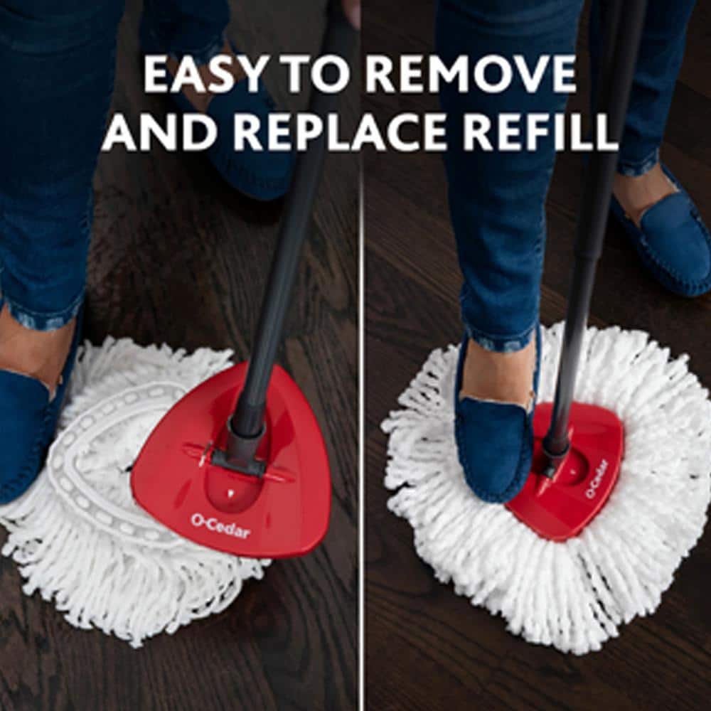 O-Cedar EasyWring Microfiber Spin Mop and Bucket System