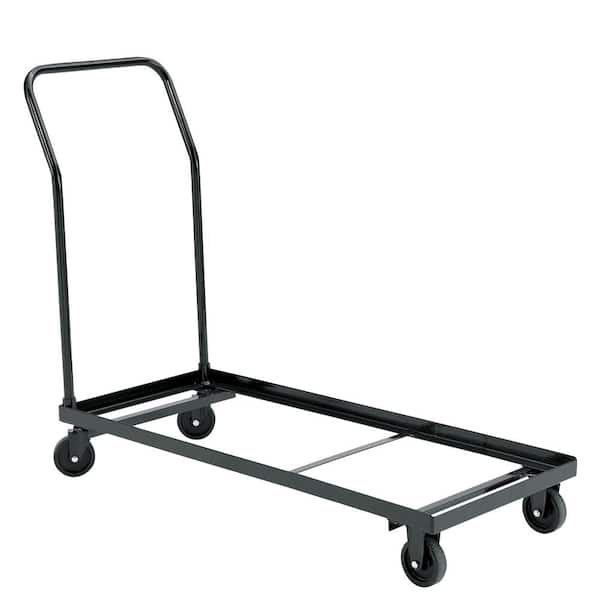 National Public Seating 1100 lbs. Weight Capacity Folding Chair Dolly for Storage and Transport