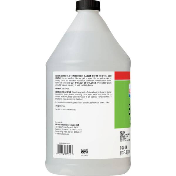 128 oz. 30% Cleaning Cleaning Vinegar Concentrate and 32 oz. Professional Spray Bottle