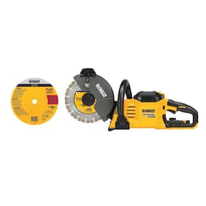 FLEXVOLT 60V MAX Cordless Brushless 9 in. Cut-Off Construction Saw (Tool Only)