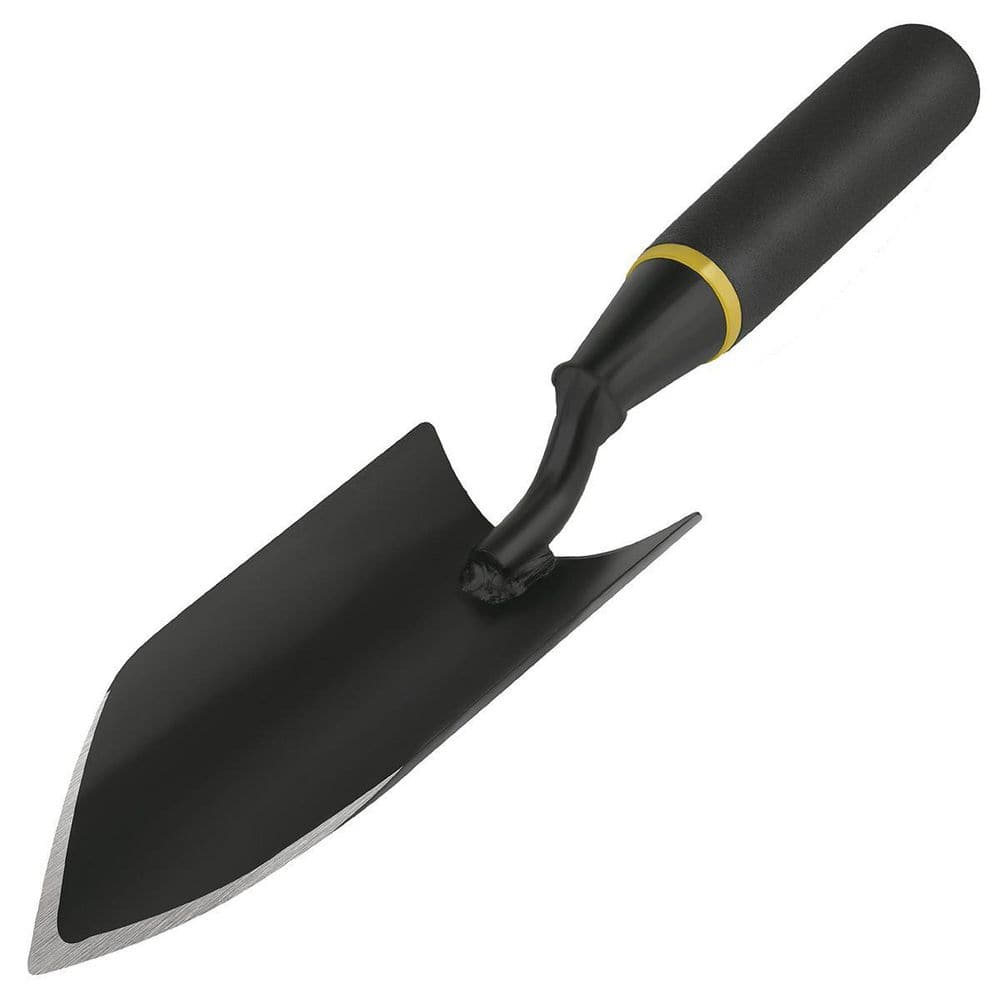 12.6 in. Heavy-Duty Garden Trowel in Black
