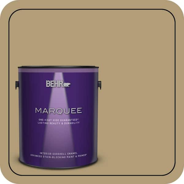 BEHR MARQUEE 1 gal. #S320-5 Ginger Tea One-Coat Hide Eggshell Enamel Interior Paint & Primer