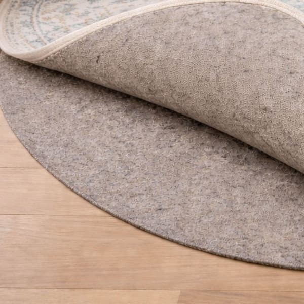 8 ft. x 8 ft. All Pet Grey Felted Reversible Pet Proof Rug Pad