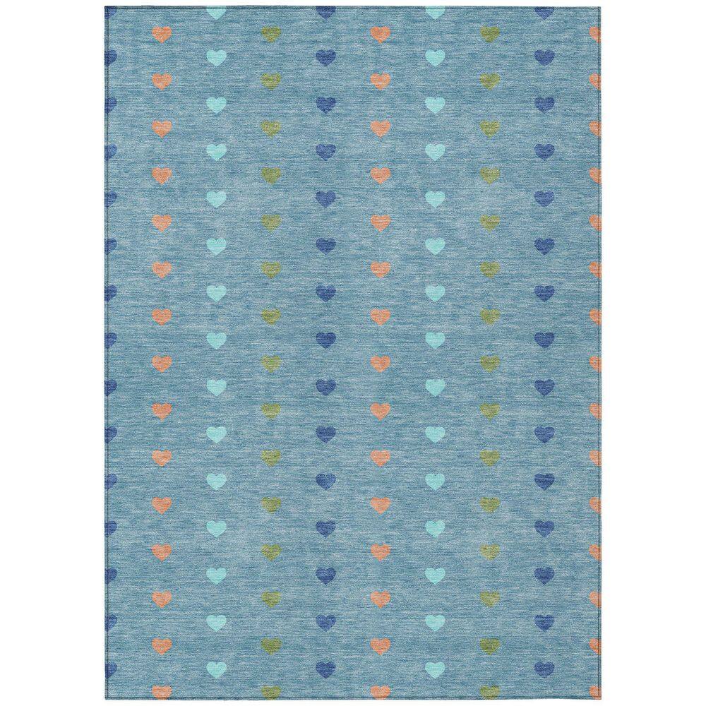 Chantille Machine Washable Indoor/Outdoor Abstract ACN2510 Teal 3 ft. x 5 ft. Area Rug price history on PriceWatchPro