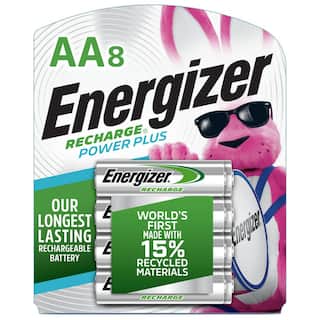 Energizer Recharge Power Plus AA – Set 4 Pile Ricaricabili Con 4% Di Materiale Riciclato