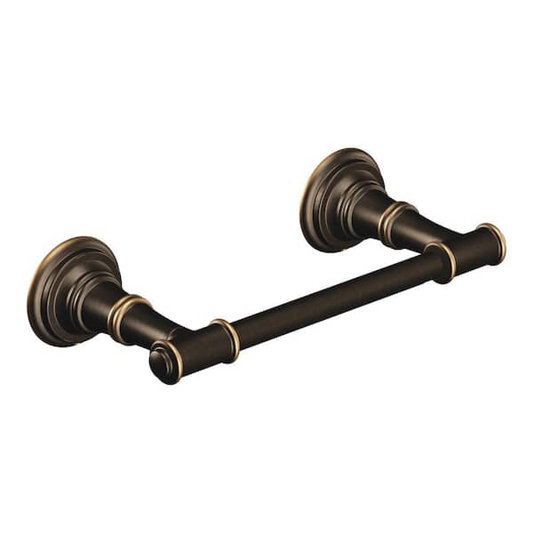 MOEN Ellsworth Pivoting Double Post Toilet Paper Holder in Mediterranean Bronze