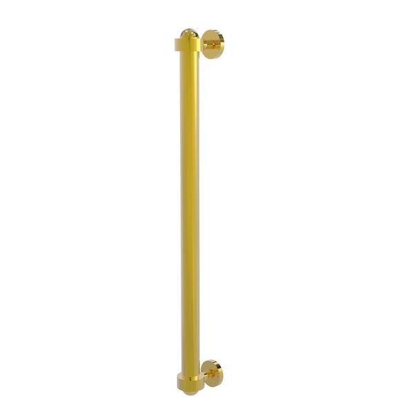 Allied Brass 18 in. Center-to-Center Refrigerator Pull in Polished Brass