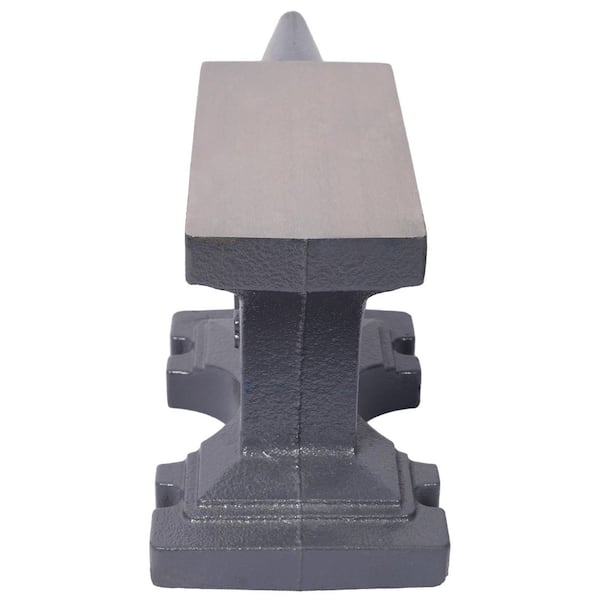 Tidoin 24 lb. Cast Iron Anvil with Single Horn Round Horn and