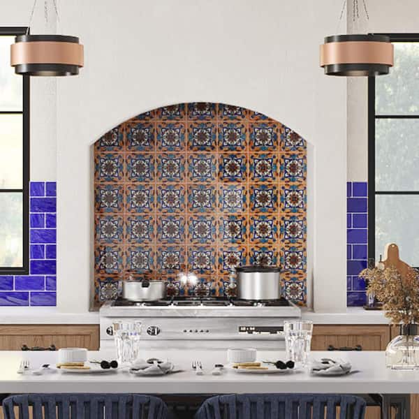 Provincial Deco Patais 6 in. x 6 in. Porcelain Wall Tile (0.25 sq. ft. /Each)