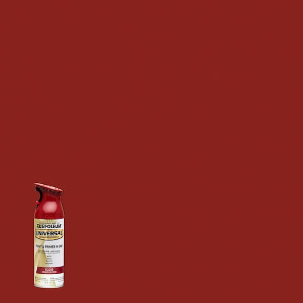 Rust-Oleum Universal 12 oz. All Surface Gloss Crimson Red Spray Paint and Primer in One
