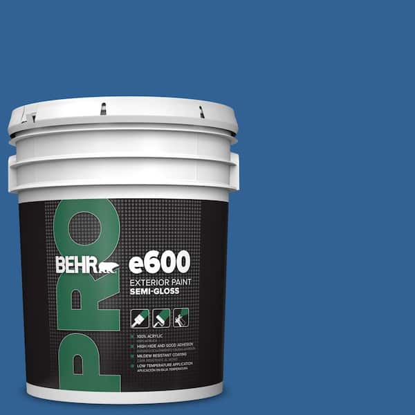 BEHR PRO 5 gal. #S-G-580 Running Water Semi-Gloss Exterior Paint