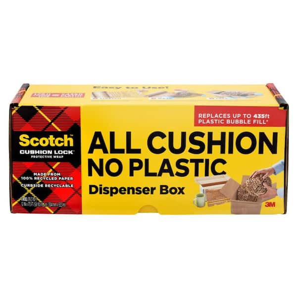 Scotch 12 in. x 175 ft. Cushion Lock Protective Packing Wrap PCW-12175 ...