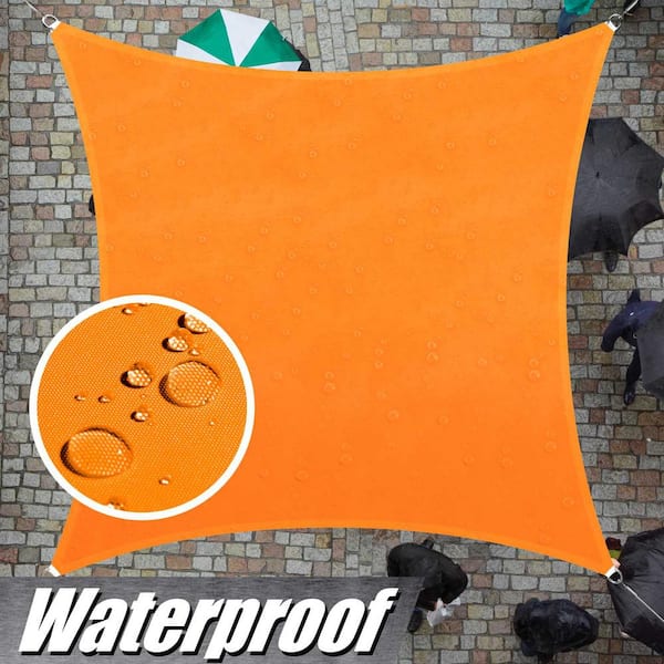 220 GSM Waterproof  Square Sun Shade Sail Screen Canopy, Outdoor Patio and Pergola Cover