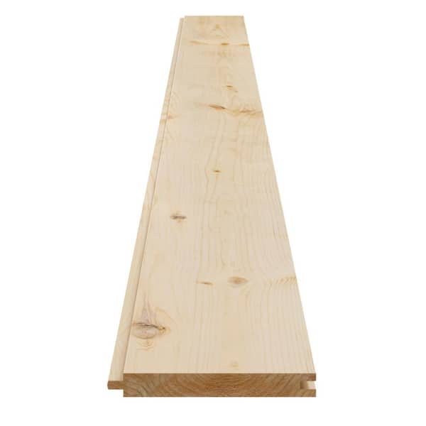 Edge 1 in. x 8 in. x 8 ft. Pine Tongue and Groove Board