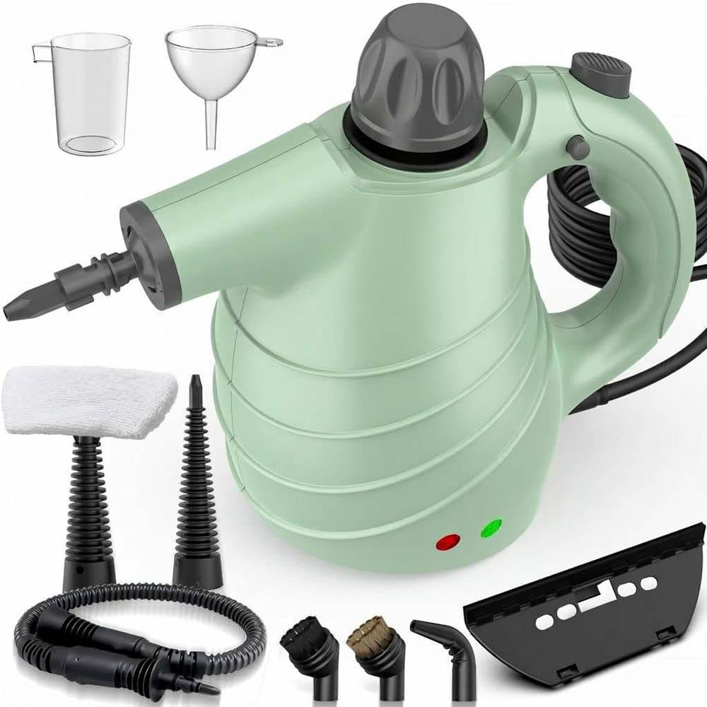 Corded Handheld Steam Cleaner with 10 Accessories for Deep Cleaning and Less Scrubbing on Kitchen Grease, Bathroom Tile price history on PriceWatchPro