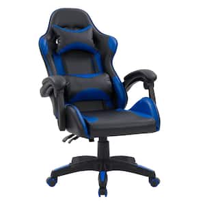 Ravagers Black and Blue Nylon Gaming Chair
