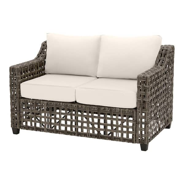 Stackable woven loveseat store home depot