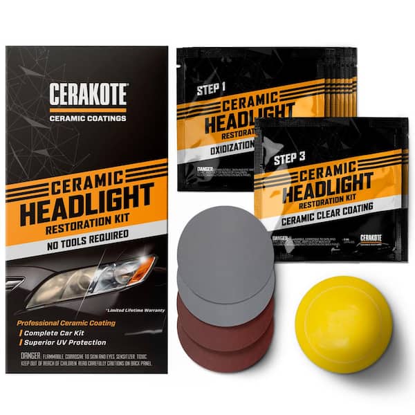 Cerakote CERAMIC Headlight Restoration Kit- EASY, AFFORDABLE, NO TOOLS  REQUIRED and now at Walmart! 