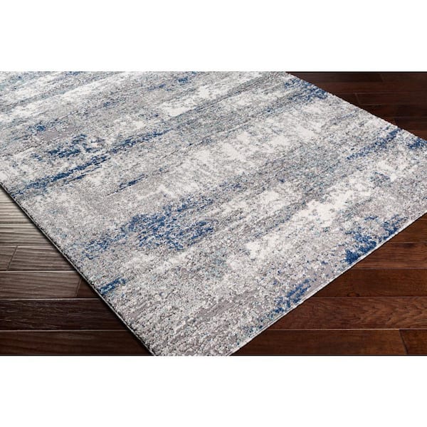 Paloma Dark Blue 7 ft. x 9 ft. Indoor/Outdoor Area Rug