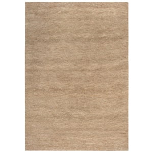 Luna Tan 7 ft. 6 in. x 9 ft. 6 in. Solid Area Rug