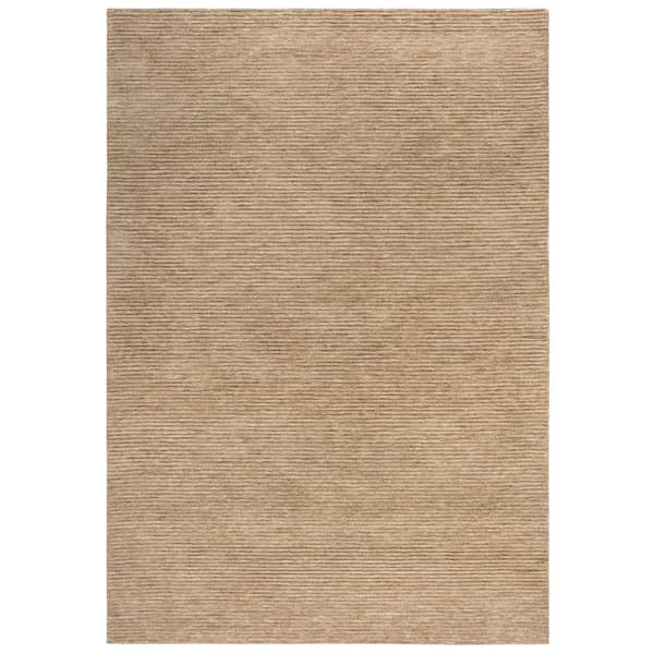 Unbranded Luna Tan 8 ft. 6 in. x 11 ft. 6 in. Solid Area Rug