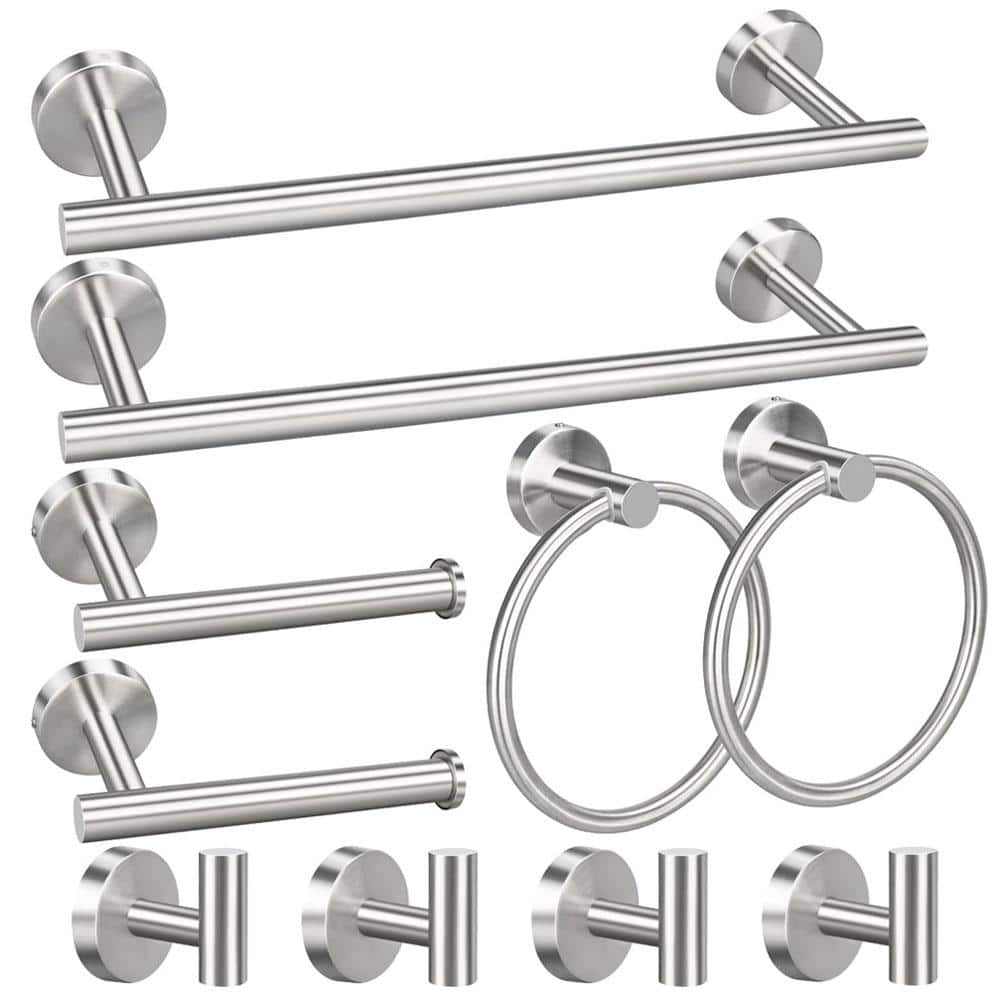 10-Piece Bath Hardware Set with Hand Towel Bars, Toilet Paper Holders Towel