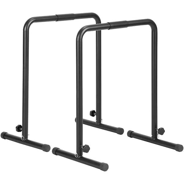 Dip Bars, 440 lbs. Capacity, Heave Duty Dip Stand Station with Adjustable Height, for Strength Training Home Gym