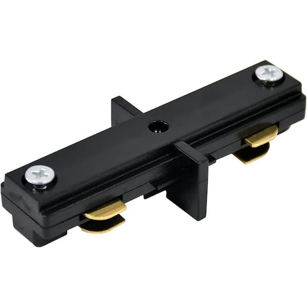 Track Lighting Kit H Type Single Circuit 3-Wire I Connector for H Track System Accessories 120V Black