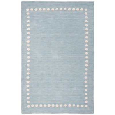 Kids Blue/Ivory 8 ft. x 10 ft. Area Rug