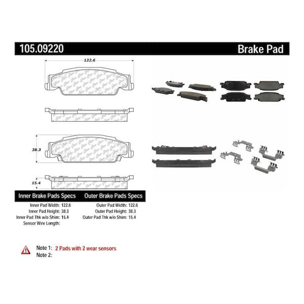 Centric Parts Disc Brake Pad Set