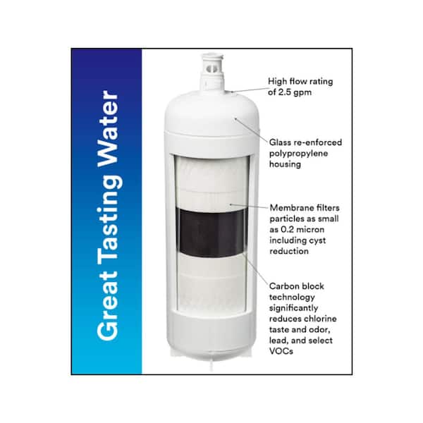 Système de filtration d'eau plein débit Aqua Pure(MC) de 3M(MC), modèle  3MFF100, 5616318