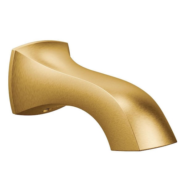 Voss Tub Spout in Brushed Gold