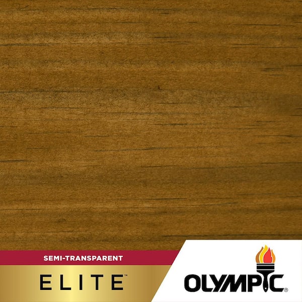 Olympic Elite 8 oz. Atlas Cedar Semi-Transparent Stain and Sealer in One Low VOC