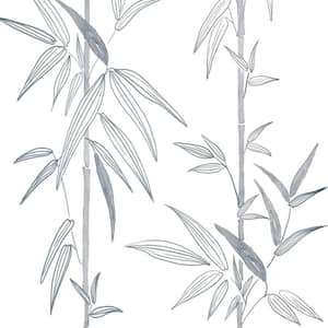 Bamboo Peel and Stick Removable Wallpaper-Self Adhesive Paper for Cabinet/Wall 17.3 in. x 9.8 ft. (Covers 14.2 sq. ft.)