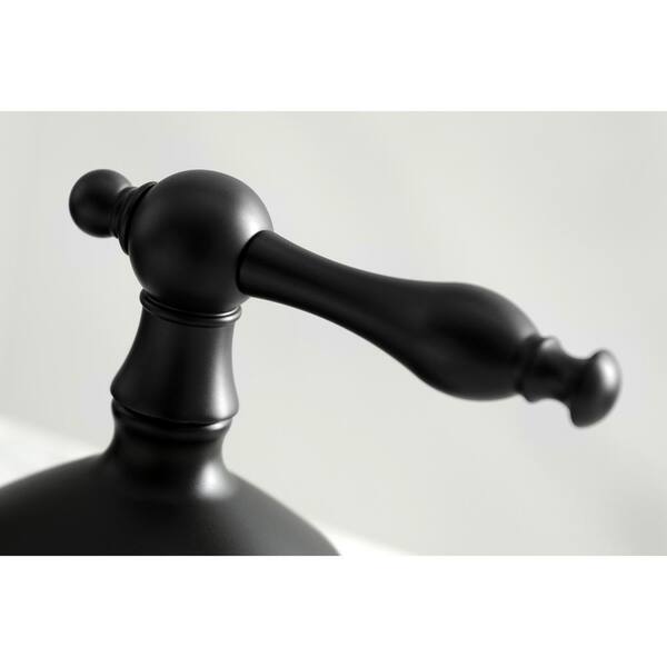 Kingston Brass KS1160PL Heritage 8 Widespread Lavatory Faucet Matte Black Kingston Brass KS1160PL Heritage 8 Widespread Lavatory Faucet Matte Black
