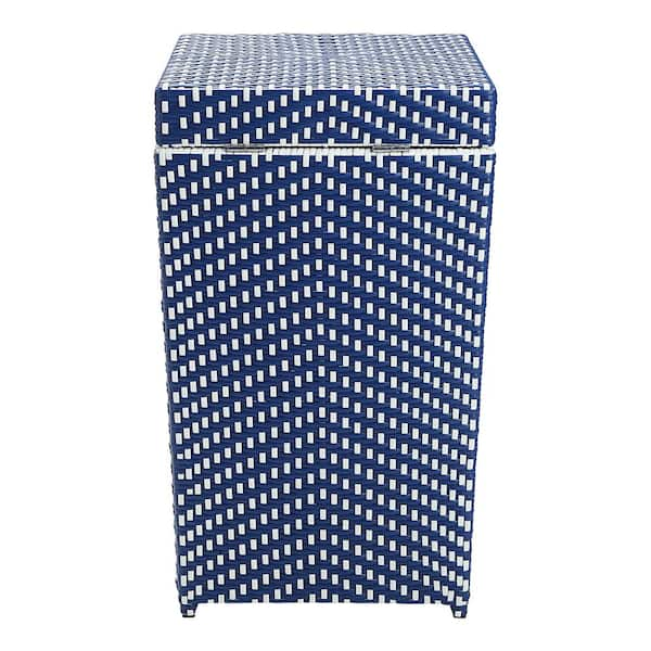 16 oz Rectangle Blue Aluminum Take Out Container - with Polka Dot Paper Lid  - 7 1/4 x 5 1/4 x 2 - 200 count box