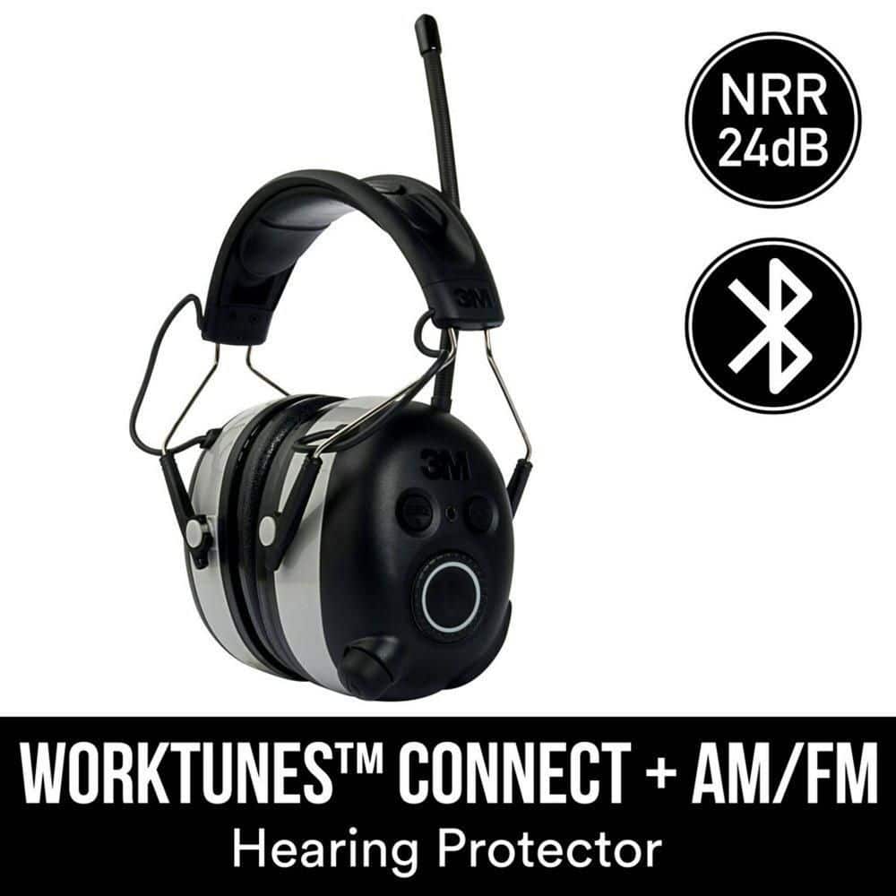 display Protezione acustica senza fili con tecnologia Bluetooth 6ea 90542-3DC Thinsulate 3M WorkTunes 90542-QP-6 