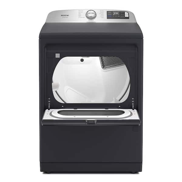 7.4 cu. ft vented Top Load Gas Dryer in Midnight Steel with Pet Pro Option