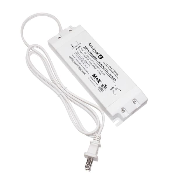 24-Watt Universal Dimmable 24-Volt DC LED Driver TRIAC Transformer