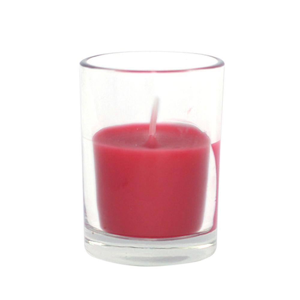 UPC 685024168013 product image for Zest Candle 2 in. Red Round Glass Votive Candles (12-Box) | upcitemdb.com