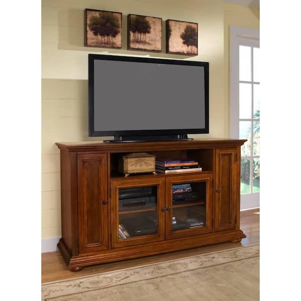Home Styles Homestead Distressed Warm Oak TV Credenza
