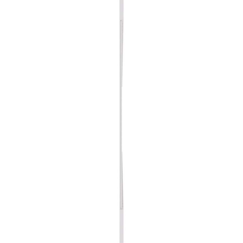 40" x 94.5" White PVC Slat Wall Wainscot Paneling Kit