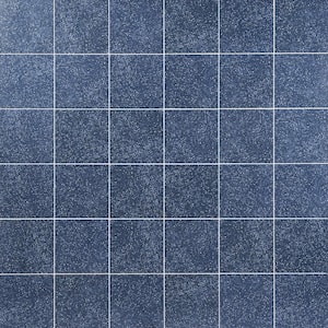 Elizabeth Sutton Cameo Terrazzo Navy 7.87 in. x 7.87 in. Matte Porcelain Floor and Wall Tile (10.76 sq. ft./Case)