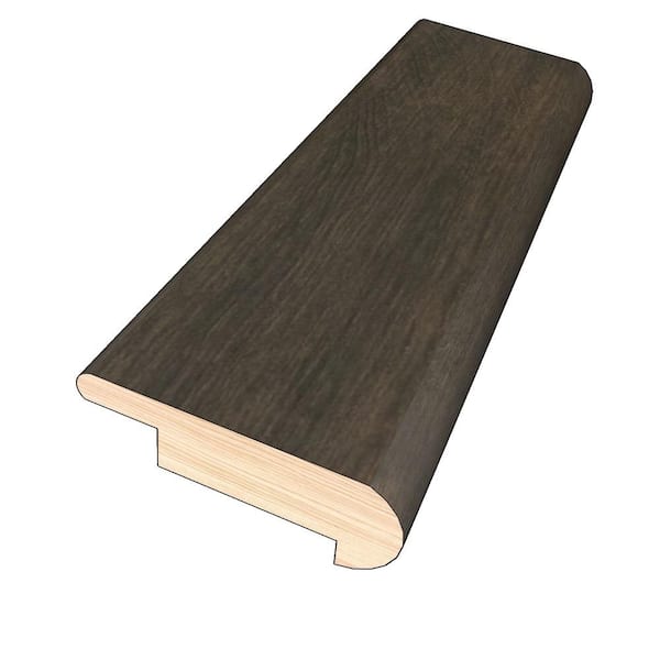 OptiWood Tanned Leather 3/4 in. Thick x 2 in. Width x 78 in. Length Hardwood Overlap Stair Nose Molding
