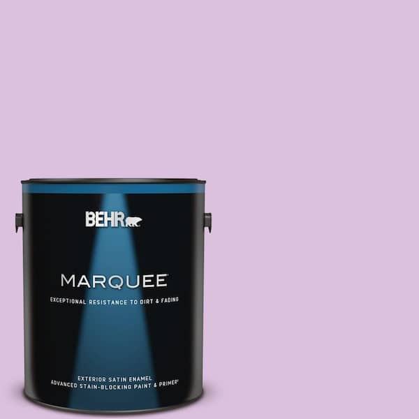 BEHR MARQUEE 1 gal. #P100-3 Epiphany Satin Enamel Exterior Paint & Primer