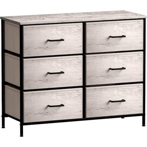 black steel dresser Wlive Dresser for Bedroom with 5 Drawers Wide Bedroom Dresser with Drawer Organizers Chest of Drawers Fabric Dresser for Living Room Closet Hallway - main image 1