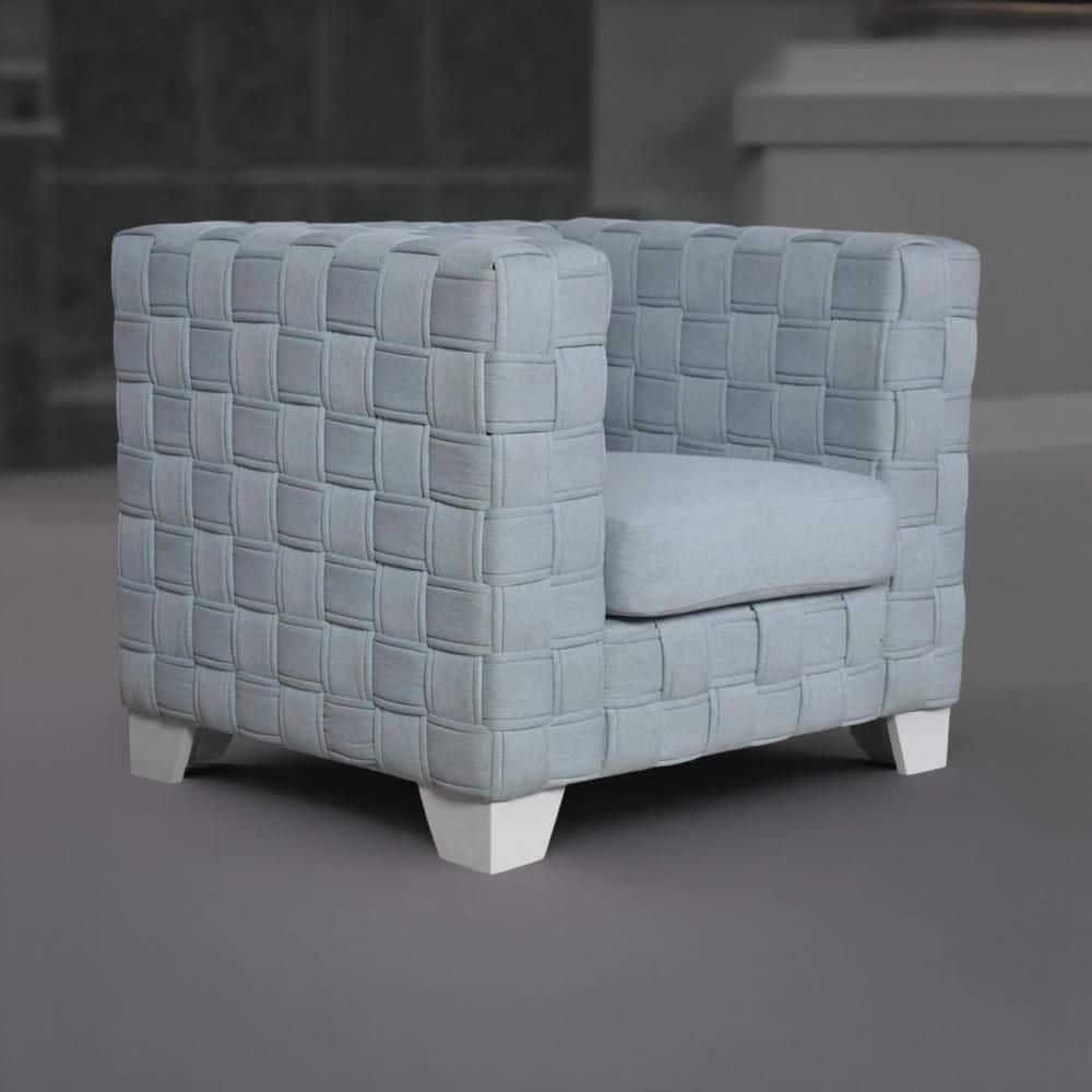 Reah Teal and White Fabric Accent Chair price history on PriceWatchPro