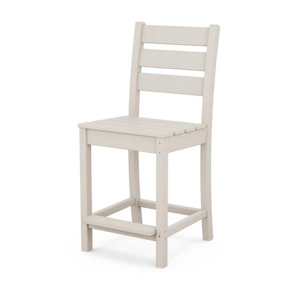 POLYWOOD Grant Park Counter Side Chair in Sand