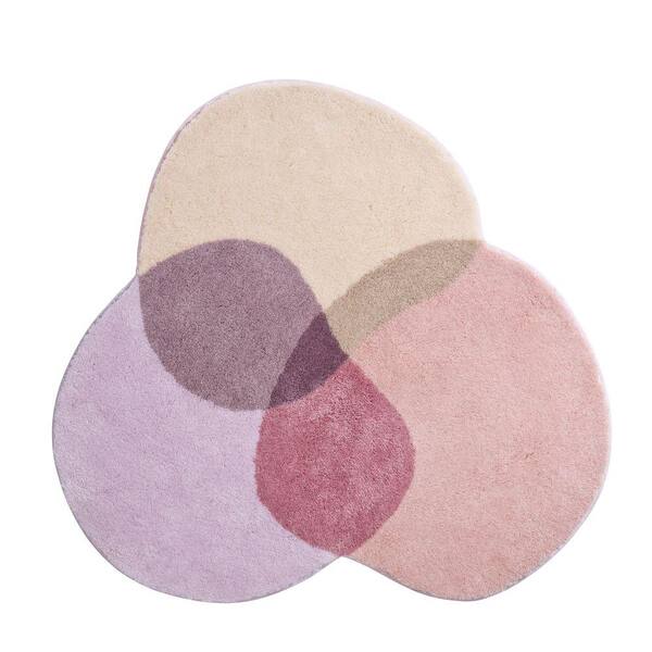 Grund Designer Shambala Pink 48 in. x 48 in. Round Rug